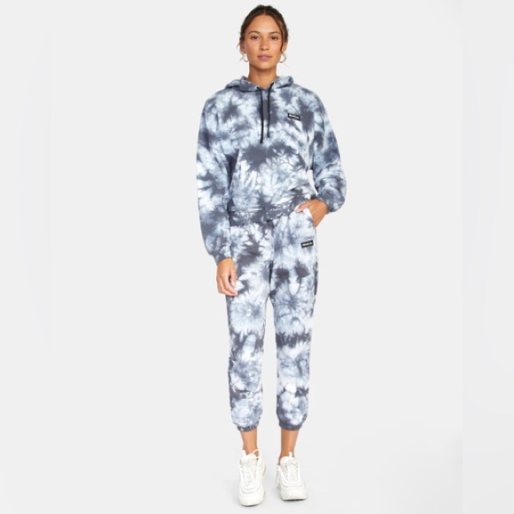RVCA HOODIE LOUNGE SET INK BLOT